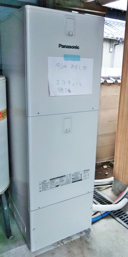 HE-S37LQS＋HE-TQWLW＋AD-HEJP4NA-Cへの交換工事