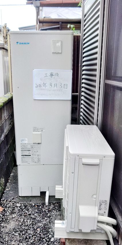 EQN37YV＋BRC083G31＋KKC022E4への交換工事