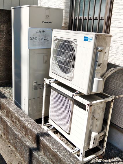 HE-S37LQS＋HE-TQWLW＋AD-HEJP4NA-Cへの交換工事