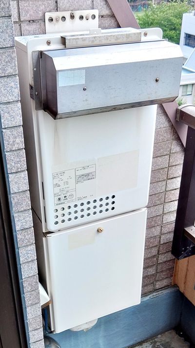 東京都武蔵野市でのGQ-1639WS-1への交換工事前の状態（杉並店）