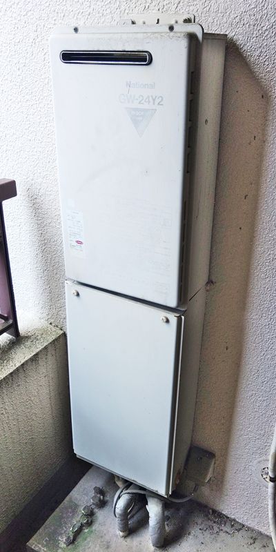 愛知県春日井市でのGQ-2439WS-1への交換工事前の状態（春日井店）