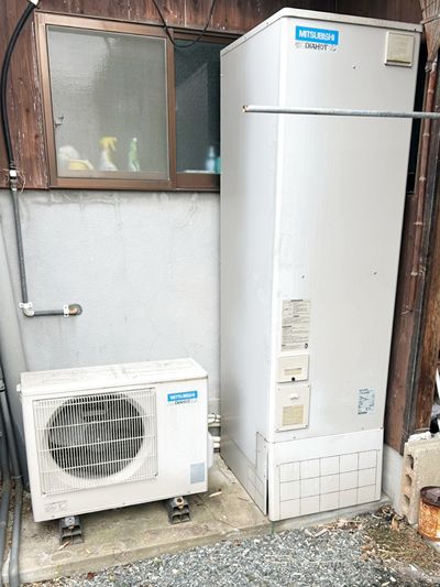 福岡県福岡市西区でのHE-S37LQS＋HE-TQWLW＋AD-HEH44NA-Cへの交換工事前の状態（早良店）