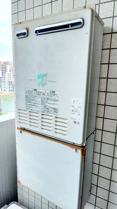 福岡県福岡市中央区でのFH-2013SAW-1への交換工事前の状態（早良店）