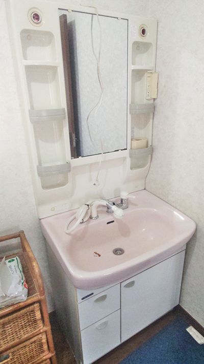 埼玉県川越市でのVシリーズへの交換工事前の状態（川越店）