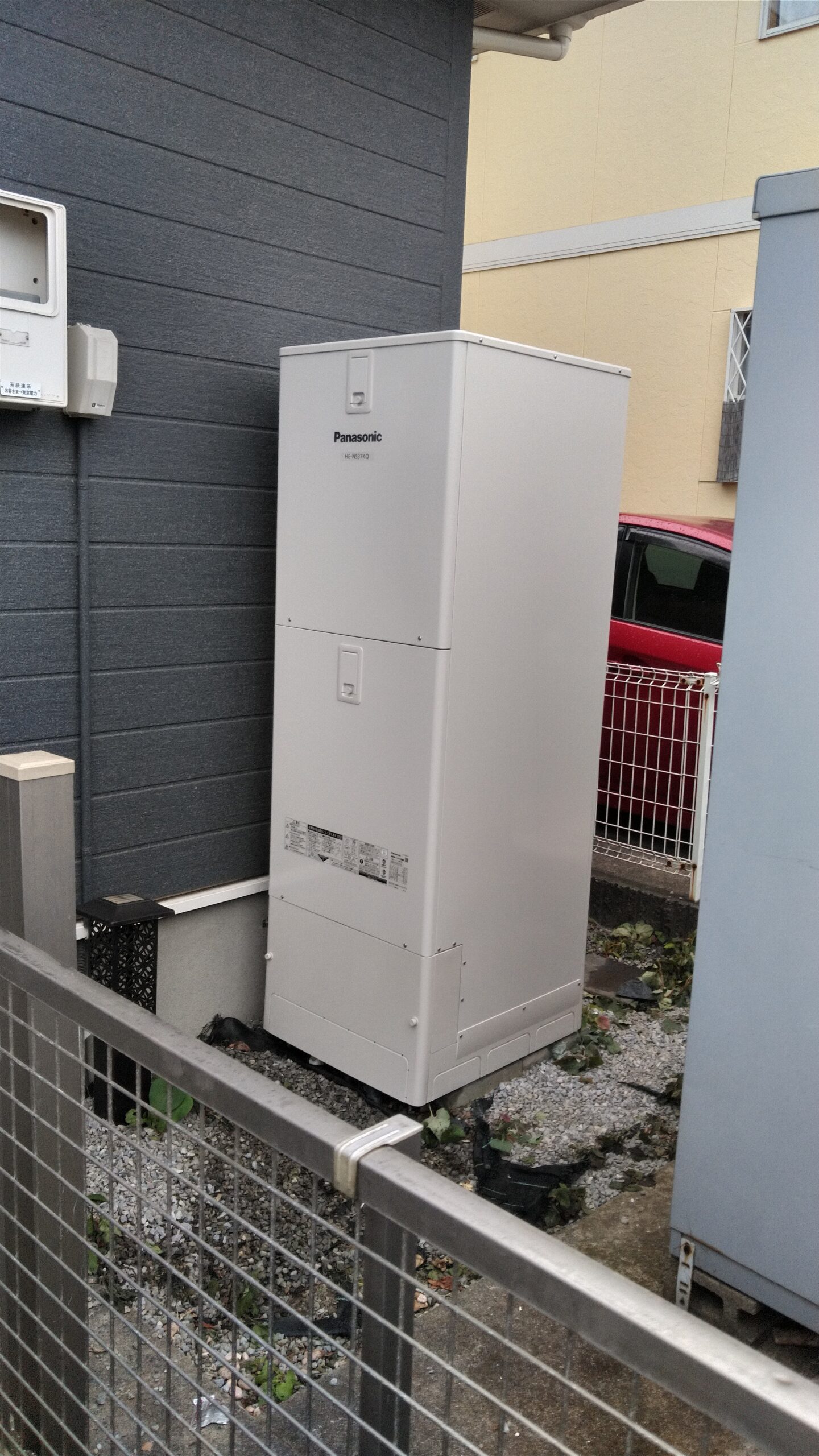 HE-NS37KQS+HE-TQWKW+AD-HEZJP4N-Cへの交換工事