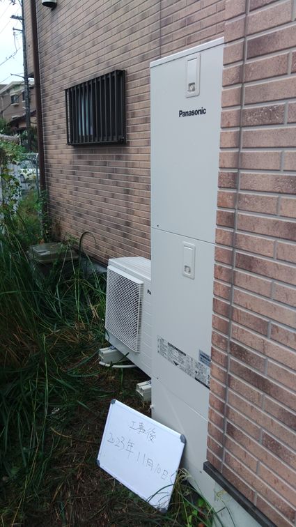HE-S37LQS+HE-TQWLW+AD-HEH44NA-Cへの交換工事