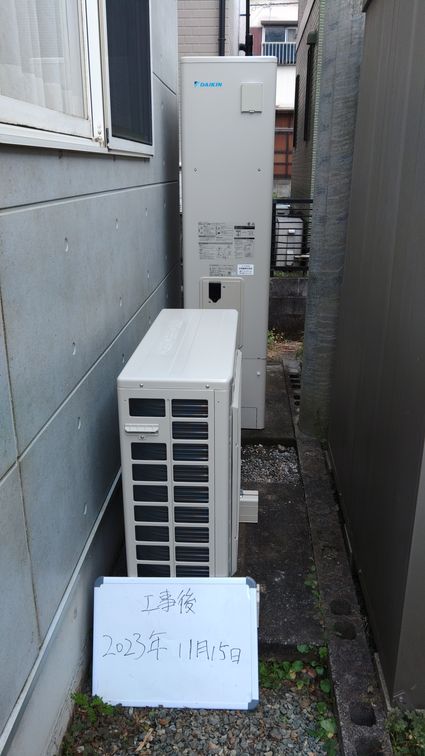 EQX37XFTV+BRC083F1+KKC022B4への交換工事
