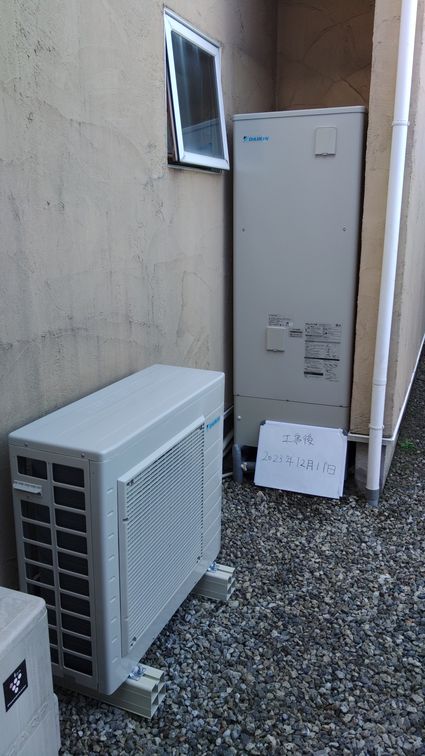 EQX37XFV+BRC083F1+KKC022E4への交換工事