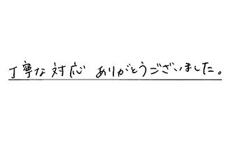 岡山県岡山市中区 O.I様からの工事完了後評価