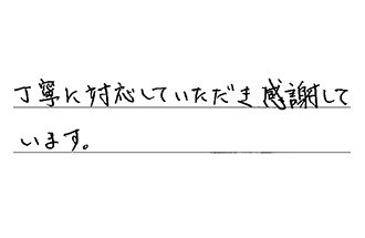 東京都杉並区 N.Y様からの工事完了後評価
